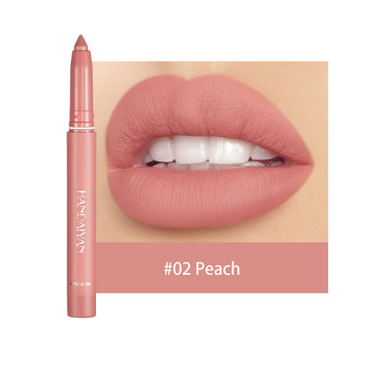 Matte Lipstick Lip Liner Dual Use Pen