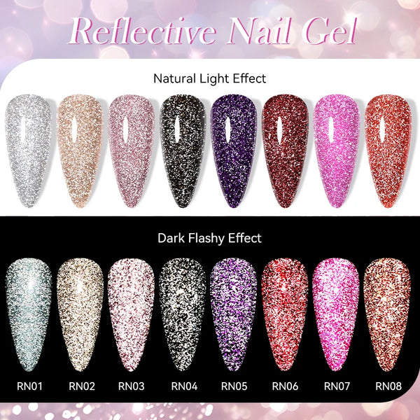 Glittery Glow Nail Polish