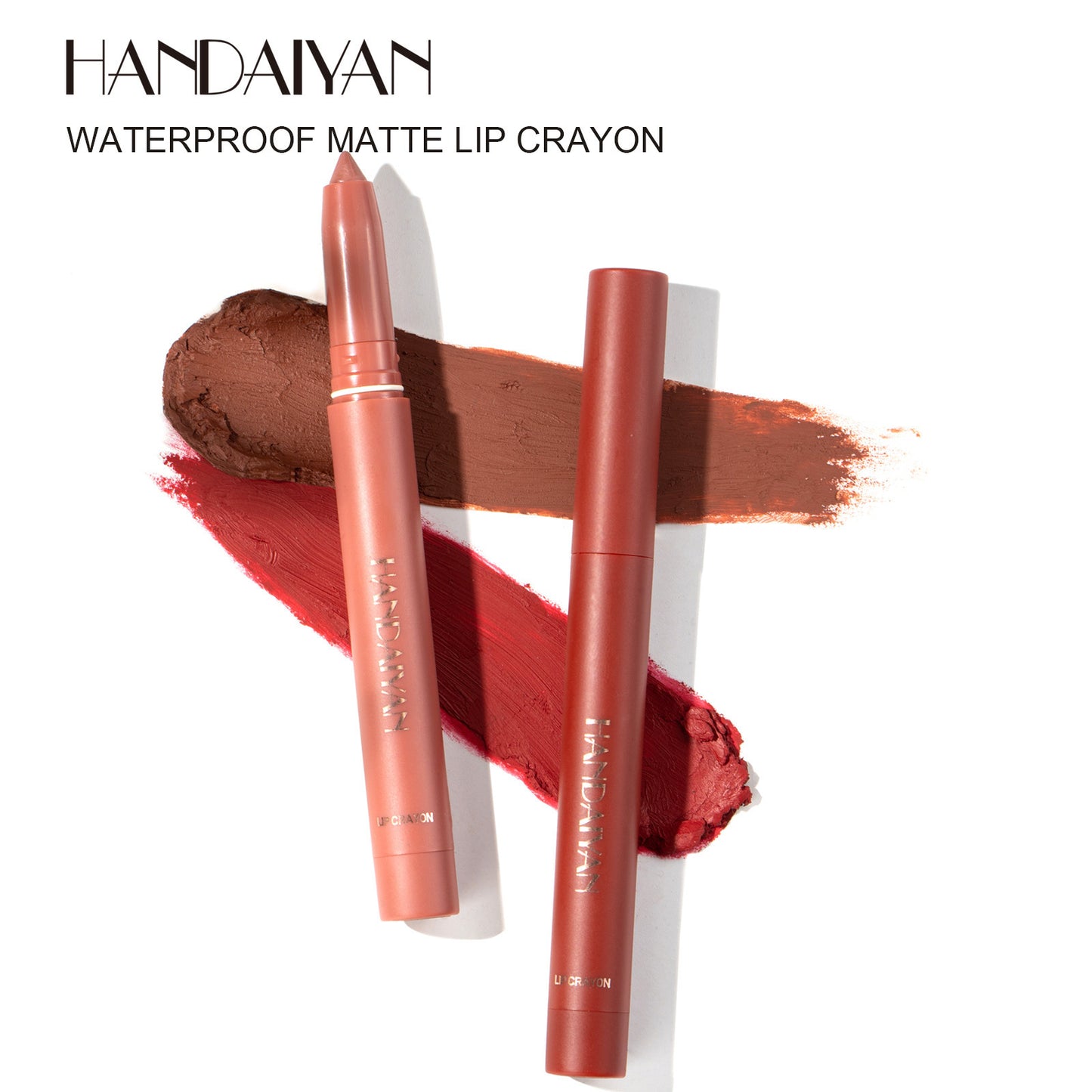 Matte Lipstick Lip Liner Dual Use Pen