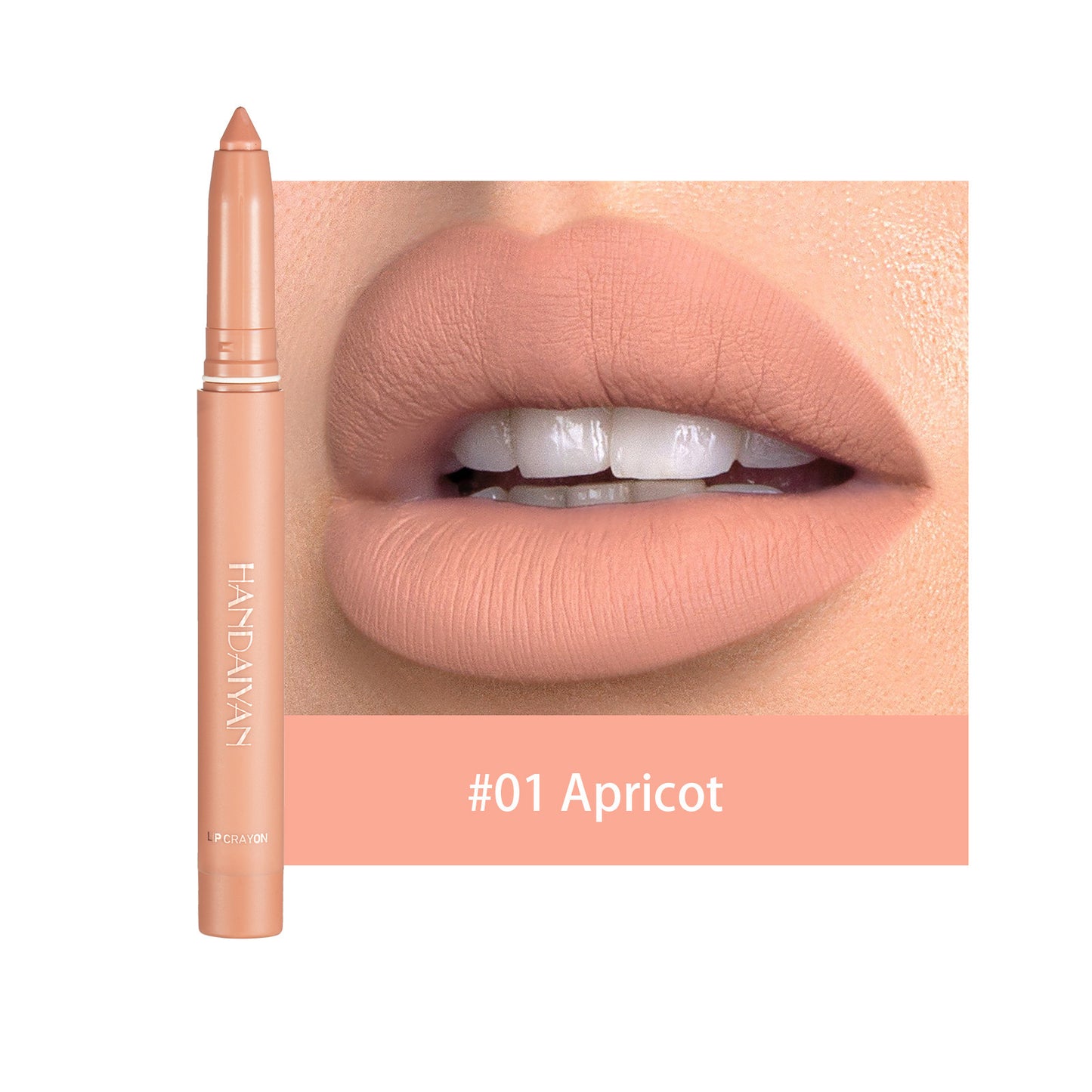 Matte Lipstick Lip Liner Dual Use Pen